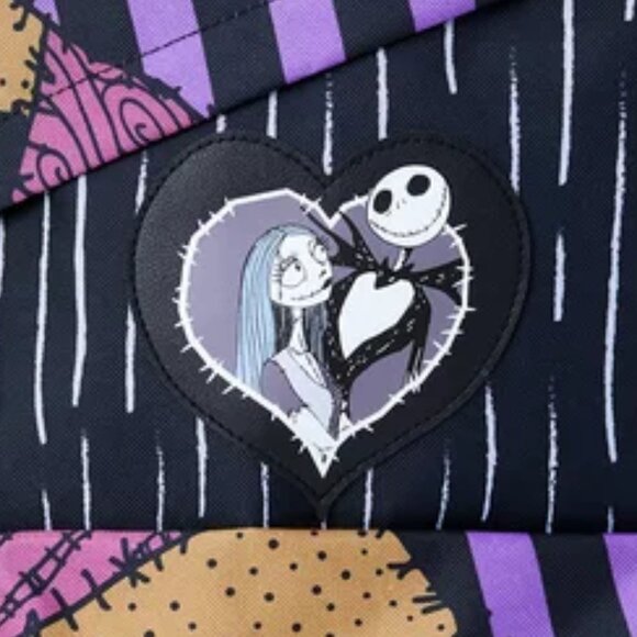 Disney The Nightmare Before Christmas Jack and Sally Laptop Backpack - Picture 6 of 8